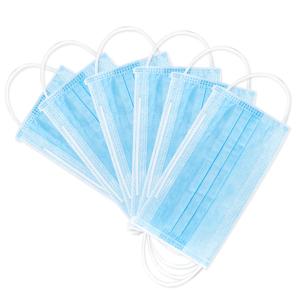 Wholesale 3Ply Non Woven Fabric Disposable Medical Face Mask , Blue Medical Disposable Earloop Surgical Face Mask from china suppliers