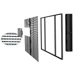 P10.4 Glass Window Indoor Transparent LED Display For Shopping Mall 1000x500mm