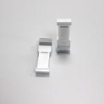 Industrial Silver Aluminum Extrusion Heat Sink Hard Anodizing