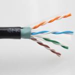 Al Foil 4 Pair 550MHz Cat6 UTP Cable 23AWG For Communication