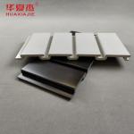 1.7kg/M Easy Installation PVC Slatwall Panels Indoor Decoration Material Garage