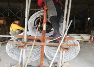 Wholesale 3 SD Trailer Mobile Barrier High Density Security Razor Wire Barbed Type Concertina from china suppliers