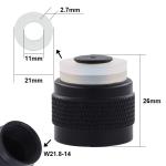 Aluminum G1/2-14 W21.8-14 TR21-4 Thread Protector