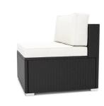 Indoor/Outdoor Furniture Sets Rattan All-Weather Washable Cushions with Coffee