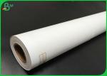 2'' Core 20lb White Bond Paper For CAD Printing 24'' Wide Format Inkjet Printers