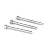 Plain Finish Heavy Duty Hex Zinc Plated Concrete Screw Anchor for Outdoor