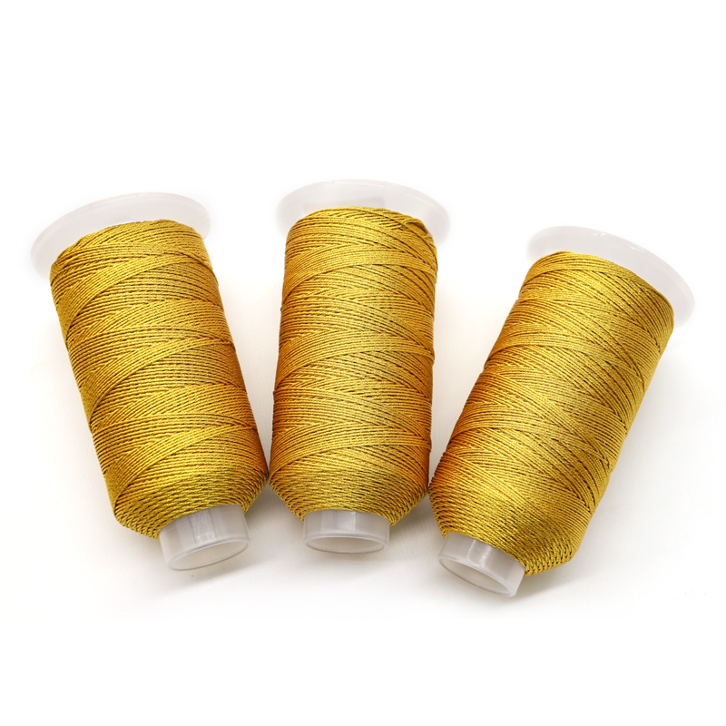 123g 6Ply Gold and Silver Silk Muti-Strands Embroidery Thread for Hand Craft Projects