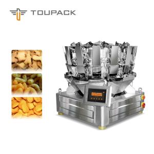 Wholesale 120bag/Min High Accuracy Multihead Weigher Packing Machine For Cheese And Onion Hoops from china suppliers