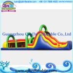 Giant commercial inflatable obstacle pvc tarpaulin for interactive game