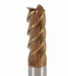 8X60mm Carbide 4 Flutes Coated CNC Milling Cutter Straight Shank Cutter