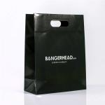 CMYK Garment Shopping Bag With Die Cut Handle Custom Logo
