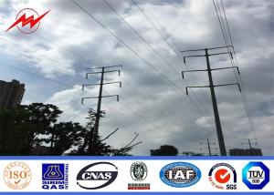 Wholesale Electricity Utilities Q345 Shockproof Galvanized Steel Utility Poles 3mm Thickness from china suppliers