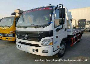 Wholesale 4 Ton Hydraulic Wrecker Tow Truck , Flatbed Recovery Truck With Cummins Engine from china suppliers