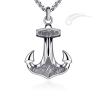 Buy cheap Shiny Muonionalusta Iron Meteorite Anchor Pendant Necklace For Men from wholesalers