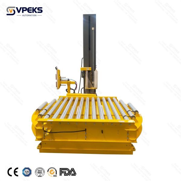 12-30 Pallets / Hour Single Phase Automatic Pallet Stretch Wrapping Machine