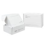 Fashion Style Retangular Mailer Paper Box White Shoes And Clothing Shipping