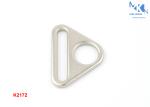 Triangle Bag Metal Buckle Nickle Color Polished Rolling Plating For Decoraction