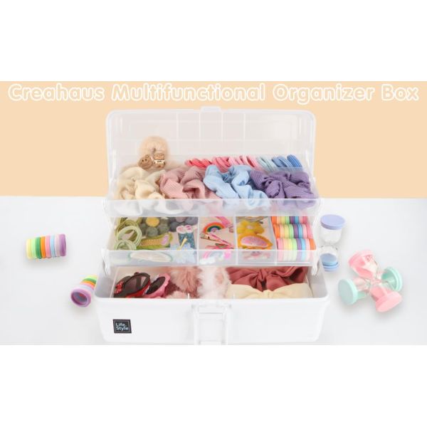 13in Three-Layer Multipurpose Storage Box