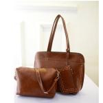 Retro Vintage Women's Handbag high quality 3 in 1 set bolso