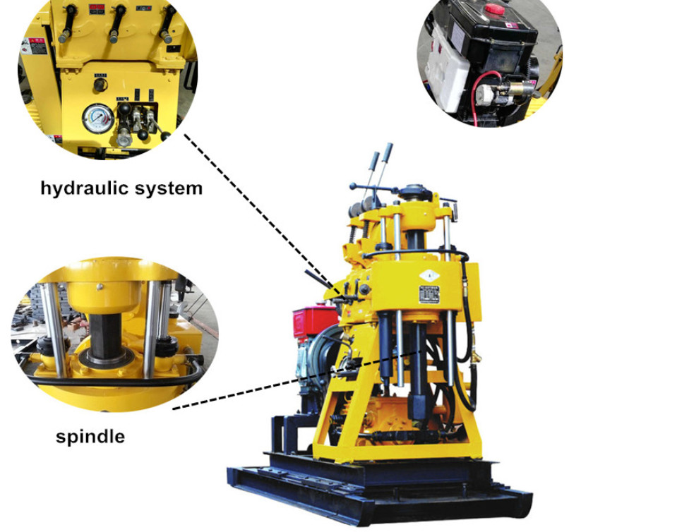 100 Meters Depth Soil Testing Drilling Rig XY-1 Core Drilling Rig