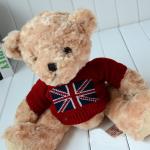 12 Inch Lovely Teddy Bear Stuffed Animal Toys OEM / ODM Welcomed
