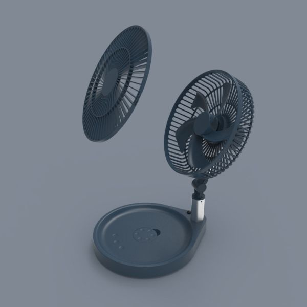 Adjustable Portable Foldable Fan 10000mAh Battery USB Rechargeable Telescopic