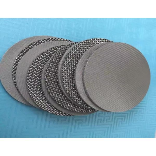 1.7-6.0mm Stainless Steel Filter Wire Mesh 5 6 Layers Sintered Metal Filter Disc