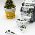Embossed Transparent Custom Sticker Labels Adhesive Label Sticker