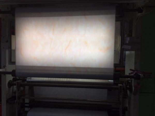 Heat Press Process Decorative Wall Film For Interior WPC Door Frame
