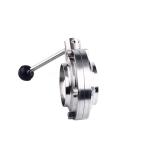 304 316 Stainless Steel Butterfly Valve with Silver Casting Technology and