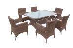 Foldable Rattan Table Set The Perfect Addition to Your Modern Outdoor Dining