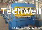 Thickness 0.3 - 0.7mm Roof Roll Forming Machine With Working Speed 0 - 20 m /