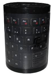 86 keys Flexible USB keyboard KB-3112 with silicone material