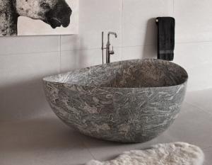 Wholesale Granite Juparana Grey Natural Stone Bathtub Standard Size 160 X 90 Cm For Bathroom from china suppliers