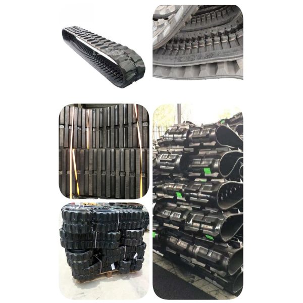 Wear Resistant Excavator Rubber Track 400x72.5x76 Crawler Track Part
