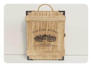 Wholesale Custom Wooden Wine Gift Box for Shipping Glasses , Personalized Wine Box from china suppliers