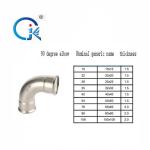 SS304 SS304L Push Fit Compression Fittings V Profile Male Female Threaded