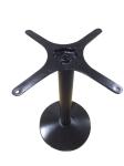 Black Wrinkle Powder Coated Bistro Table Base Round Metal Table leg For Dining