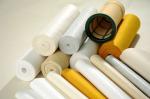 Singeing Non Woven Fabric Air Filter PE , Pulse jet Woven Filter Cloth High