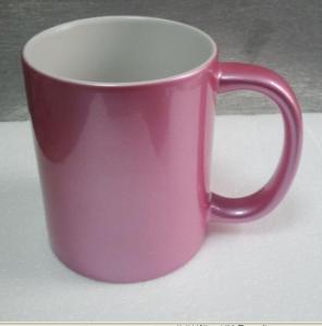 Wholesale Sublimation Pearly-lustre Pink Mug from china suppliers