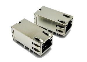 Wholesale SMD 10G Integrated PoE RJ45 Connector Through Hole Termination JXT7-1123NL from china suppliers