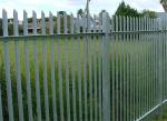 Welding Firmly Galvanised Metal Palisade Fence , Palisade Fence Pales