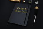 Large A4 Black Mom Agenda Planner , Calendar Appointment Custom Personal Planner