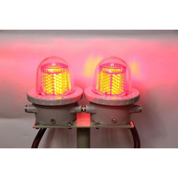Waterproof Explosion Proof Led Light Alarm Audible And Visual Alarm 5-40W 180DB with 150 times/min