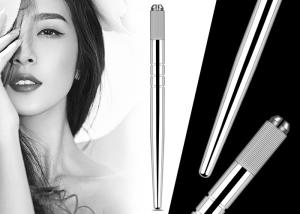 Wholesale Professional Heavy Silver Manual Tattoo Pen With Hairstroke Technology For Microblading from china suppliers