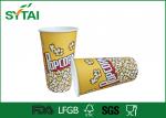 Personalized Recyclable Food Packaging Custom Popcorn Bucket , Small Popcorn
