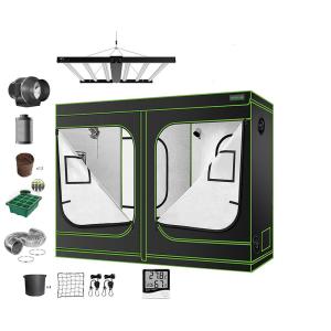 Wholesale 240x240x200 Grow Tent Indoor Plants, Removable Floor Tray and Tool Bag for Indoor Plant Growing 600D from china suppliers