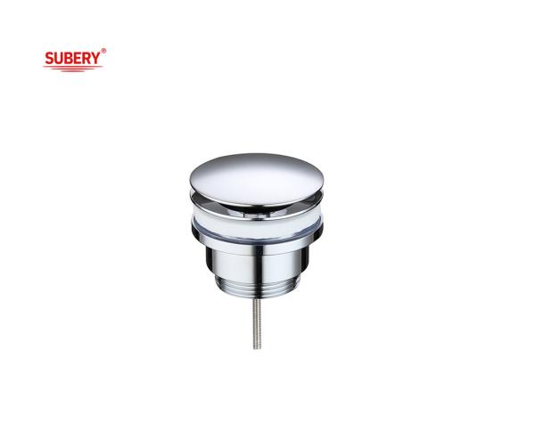 Brass basin drain drainage big cap stopper vanity Waste drain vessel pop up