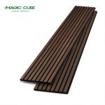 Apartment Sound Absorption Acoustic Panel with Handcrafted Polyester Fiber Slat