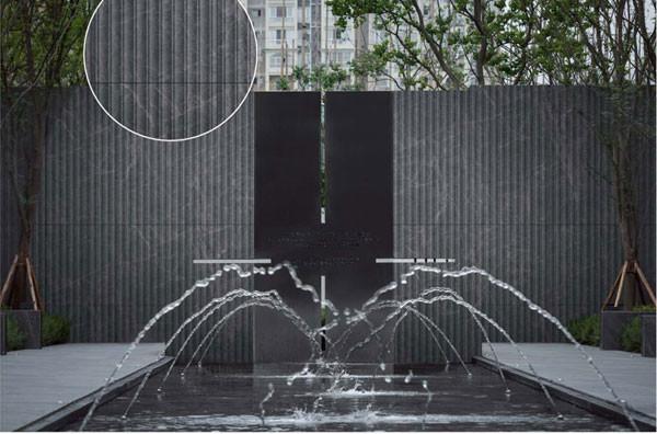 Arc 600x1200mm Dark Gray Matte Antique Exterior Curtain Background Wall Tile For